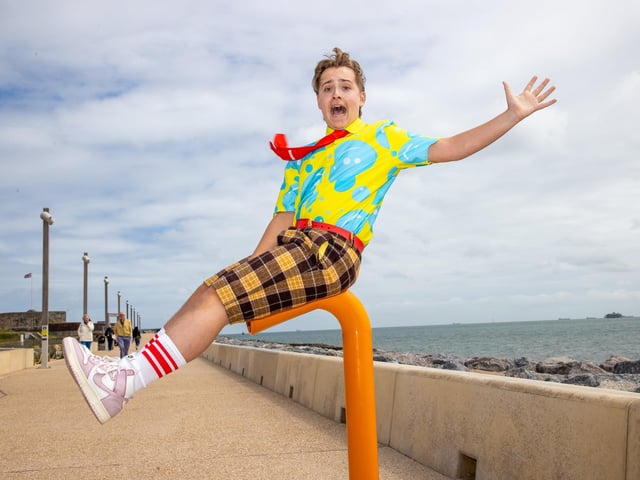 Pictured - Casper Horn, 16 (SpongeBob) at the new promenadePhotos by Alex Shute