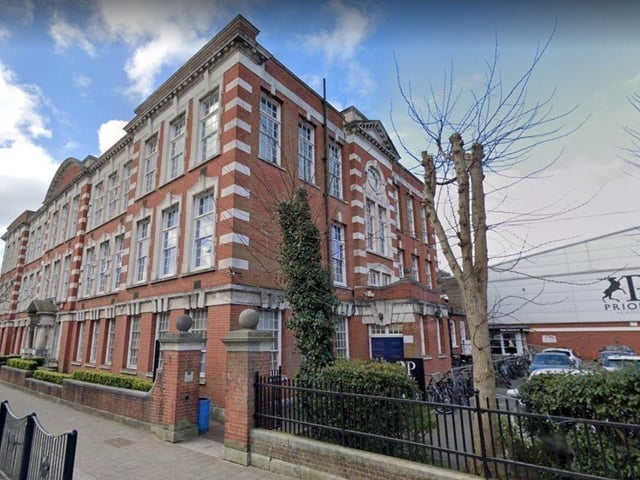 Priory School, Portsmouth, has a Progress 8 score of -0.44 which is described as below average.
