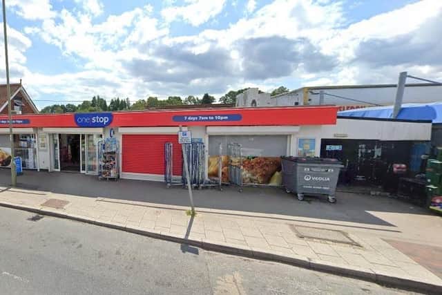 One Stop in Portsmouth Road, Bursledon, was one of the stores targeted. Picture: Google Street View.