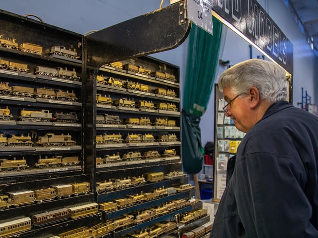 Models and spares available at the exhibition in Admiral Lord Nelson School. Picture: Mike Cooter (181123)