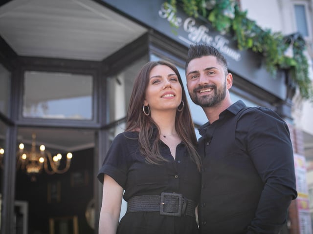 The Coffee House, 18 Highland Road, Southsea was rated five on July 12.
Pictured: Owners Carmen and Ionut Johnny Argint at the Coffee House, Portsmouth on 1st June 2023
Picture: Habibur Rahman