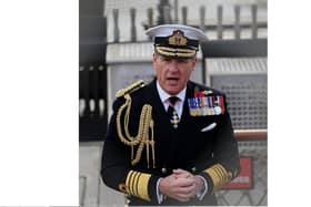 Admiral Sir Ben Key, the First Sea Lord of the Royal Navy