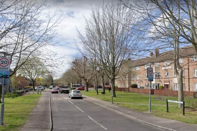 Police have closed a property on Broadmere Avenue in Havant.