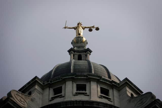The Scales of Justice on top of the Old Bailey on April 27, 2007 in London Picture: Bruno Vincent/Getty Images