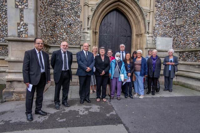 Portsmouth Pensioners Association outside St Marys Church
Picture: Habibur Rahman