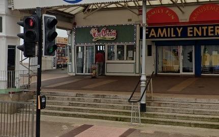Ice Cream Emporium, at South Parade Pier in Southsea, has a Google rating of 4.4 based on 138 reviews.