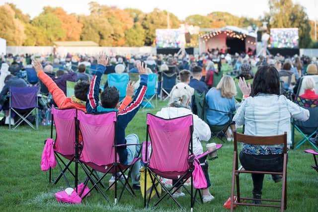 Chichester Festival Theatre's Concert in the Park, September 1, 2020. Photo by Richard Gibbons