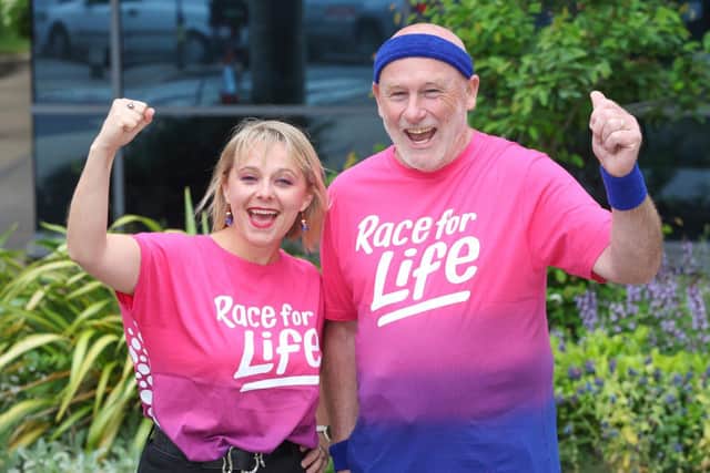 Researcher Charlotte Stuart, is seeing progress and is taking part in Race for Life