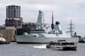 HMS Diamond. Photo by Carl Court/Getty Images.