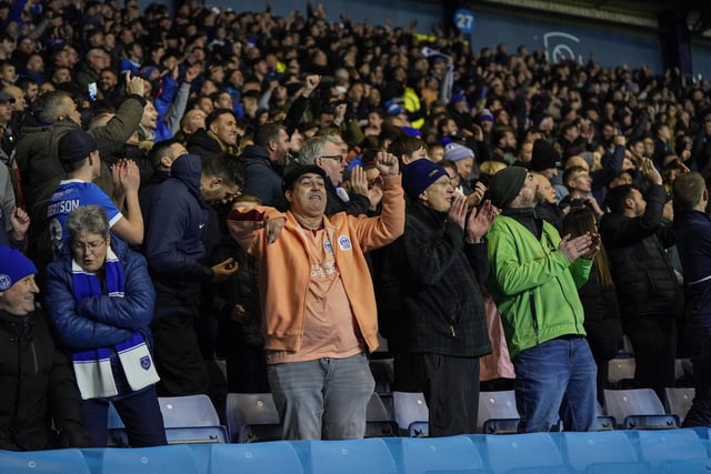 Pompey 1,485 travelling fans were in full voice in their third away game on the spin at Oxford last night.