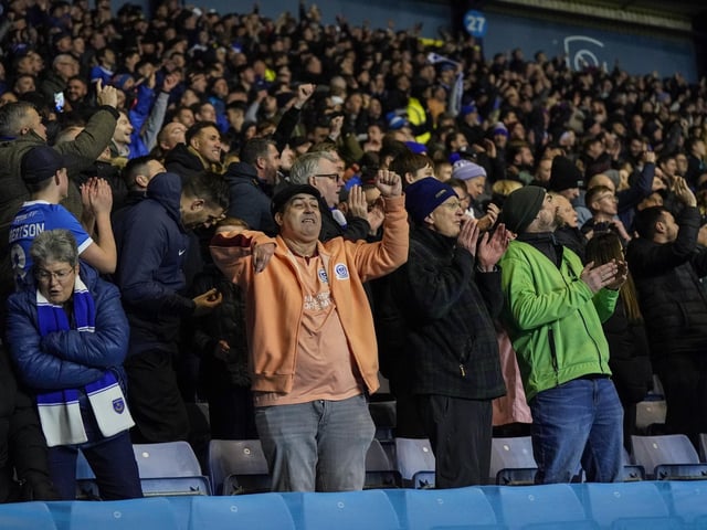 Pompey 1,485 travelling fans were in full voice in their third away game on the spin at Oxford last night.