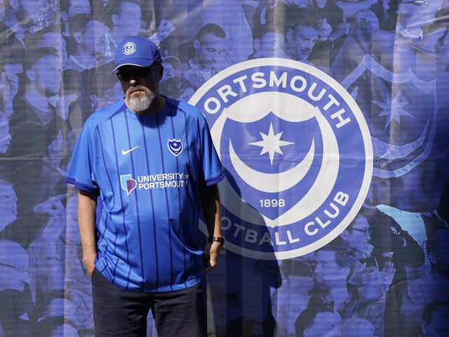 Pompey's Championship game against Luton at Fratton Park was their first in more than 12 years.