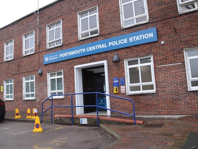 The newly reopened police station.