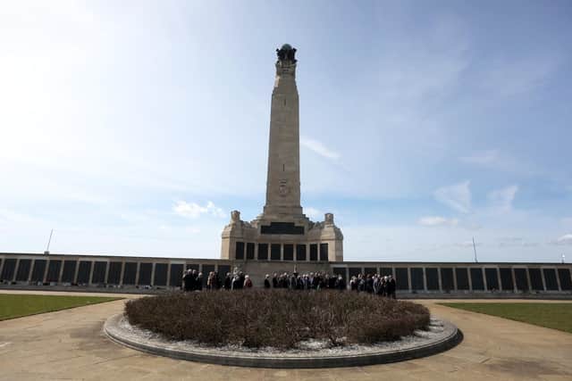 The Portsmouth Naval Memorial honours those who have serves and lost their lives across a number of conflicts.
Picture Sam Stephenson