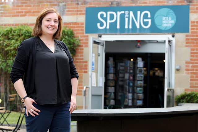Sophie Fullerlove, director and chief executive of The Spring Arts & Heritage Centre. Picture: Sarah Standing (230419-5851)