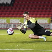 Josh Griffiths is currently on loan at Pompey from West Brom
