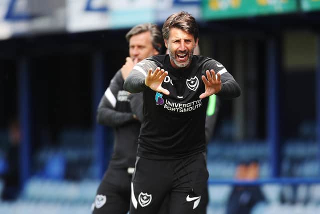 Pompey boss Danny Cowley.