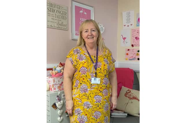 Growing Places childcare providers created a video of staff singing and signing to Lean on Me by Bill Withers.Pictured is: Jackie Warren our Company Director.