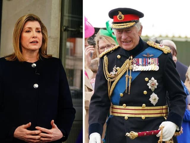 Portsmouth North MP Penny Mordaunt, Lord President of the Council, who will carry the Sword of State at the Coronation of King Charles III