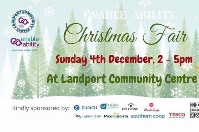 Enable Ability are hosting their Christmas Fayre on December 4, 2022