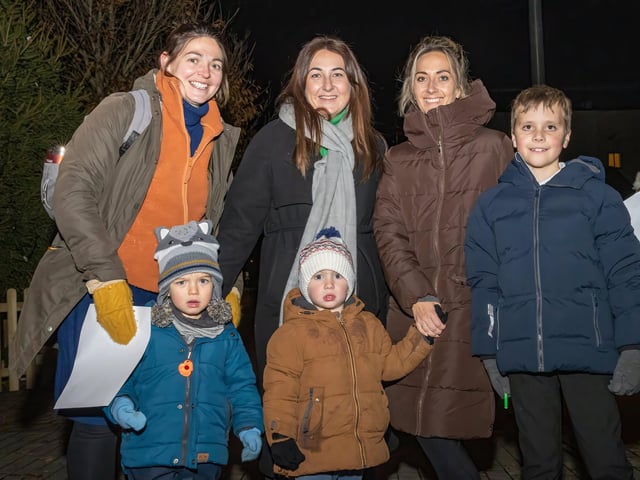 Hundreds of people attended the Waterlooville Christmas light switch on Thursday, November 29. Photos by Alex Shute