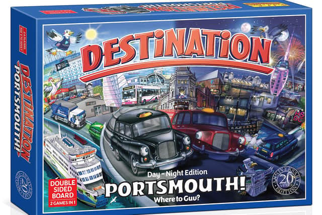 The taxi-based board game Destination Portsmouth has its 20th anniversary relaunch just in time for Christmas. Picture – supplied.
