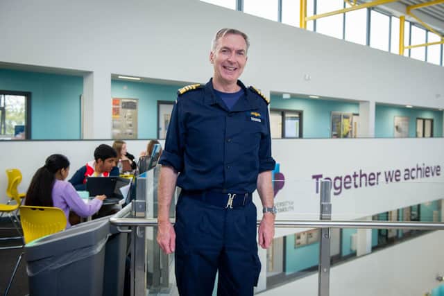 Head of the armed forces, Admiral Sir Tony Radakin, visiting UTC Portsmouth in 2021.

Picture: Habibur Rahman