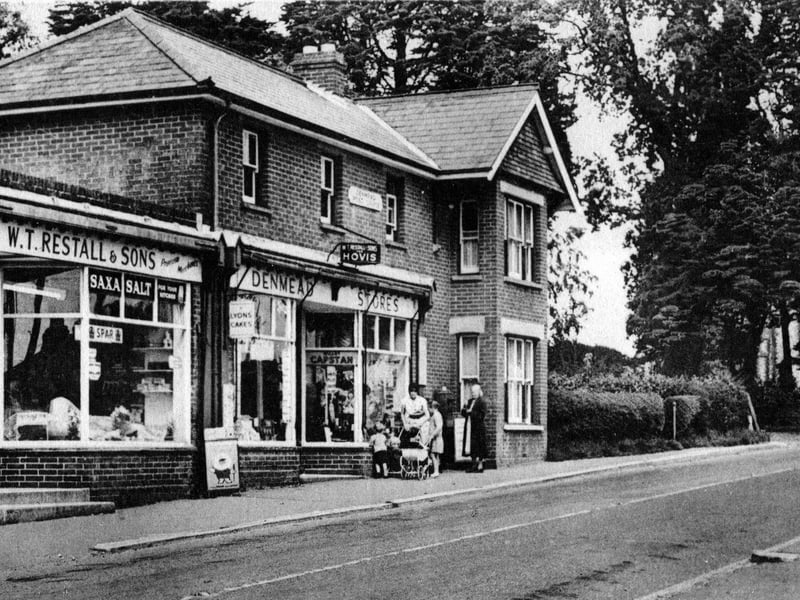 Denmead post office and village stores about 1960. Picture: Paul Costen collection