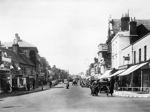 West Street, Fareham, taken from East Street. Undated