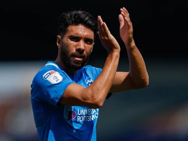Pompey League Two title winner Danny Rose has been offered a lifeline following his six-month exiling at Grimsby. Picture: Joe Pepler
