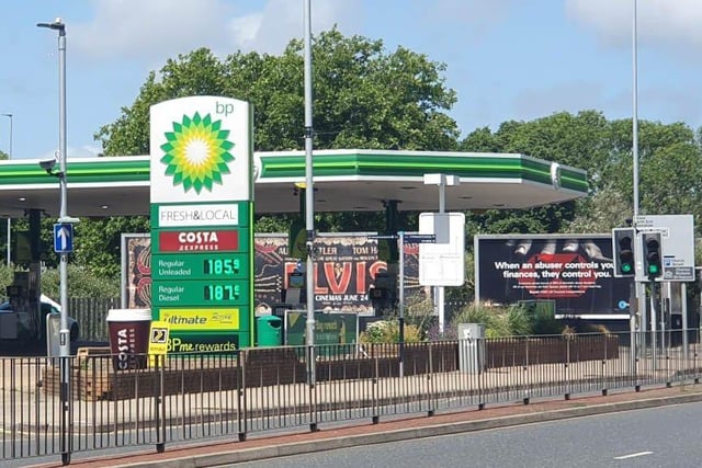 BP petrol station, Commercial Road, Portsmouth: Petrol:  £1.85.9. Diesel:  £1.87.9. Picture: Habibur Rahman, Portsmouth: