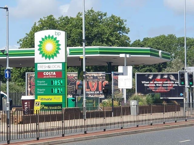BP petrol station, Commercial Road, Portsmouth: Petrol:  £1.85.9. Diesel:  £1.87.9. Picture: Habibur Rahman, Portsmouth: