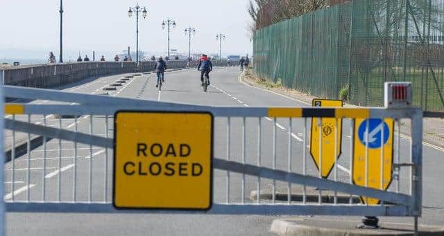 The council is preparing to amend road closures along the seafront.