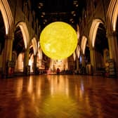 Pictured: The SUN installation at St Mary's Church, Fratton, Portsmouth.