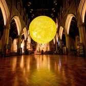 Pictured: The SUN installation at St Mary's Church, Fratton, Portsmouth.