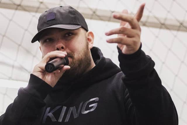 Portsmouth rapper Matt Stevens, aka Blessed, founder of Word of Mouth
