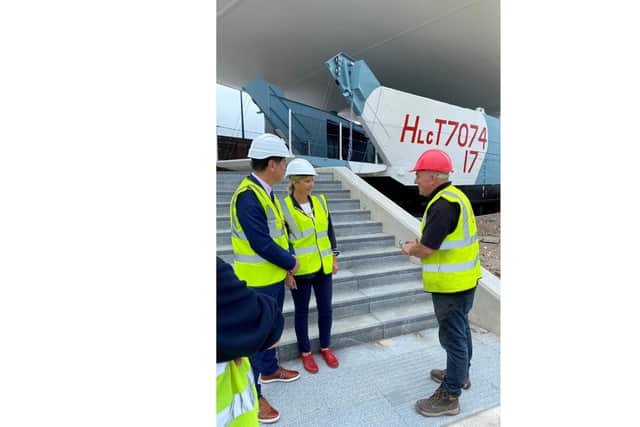 The Lord Mayor of Portsmouth, Cllr Rob Wood, and Lady Mayoress, Debbie Wood, enjoyed a sneak peek of LCT 7074 landing craft tank at The D-Day Story ahead of its official public opening later in the year.