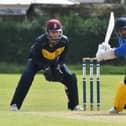 Former Bangladesh captain Mohammed Ashraful on his way to a Southern Premier  League century at Waterlooville last weekend. Picture by Martyn White
