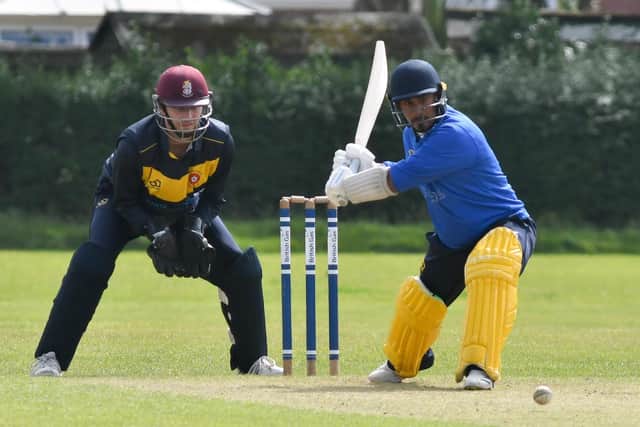 Former Bangladesh captain Mohammed Ashraful on his way to a Southern Premier League century at Waterlooville last weekend. Picture by Martyn White