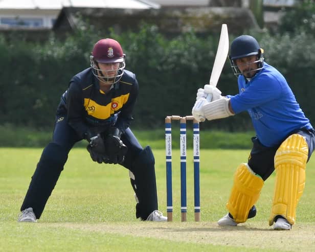 Former Bangladesh captain Mohammed Ashraful on his way to a Southern Premier  League century at Waterlooville last weekend. Picture by Martyn White