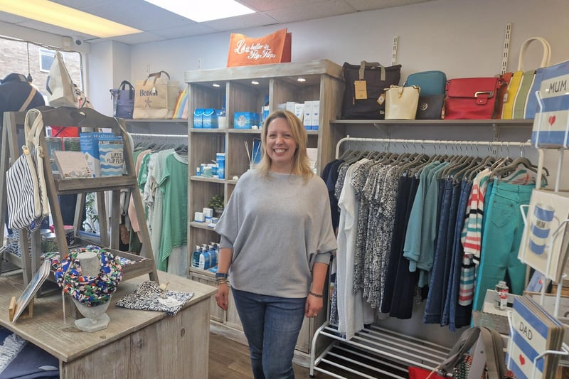 Pictured is Leanne Dodd, owner of Boutique By The Sea at 78 High Street, Lee-on-the-Solent.