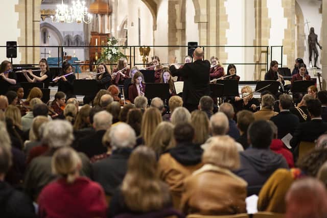 Portsmouth High School’s orchestra. Picture: Sally Tiller