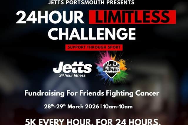 Official Poster for the Jetts x Friends Fighting Cancer 24Hour Limitless Event.