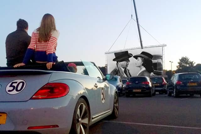 Chichester Cinema at New Park’s drive-in cinema event in 2016. Picture: Walter Francisco.