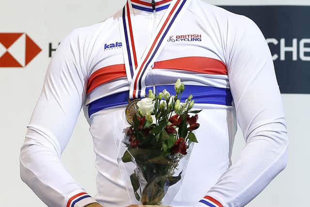 Joe Truman will race at the UCI Track World Championships in Roubaix this week hoping a two-year career-threatening injury nightmare is over. Picture: Martin Rickett/PA Wire.
