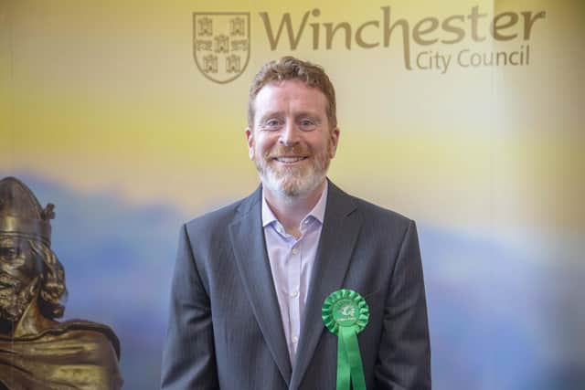 Malcolm Wallace, who took the Central Meon Valley seat on Winchester City Council, which includes Swanmore, for the Green Party 
Picture: Winchester City Council