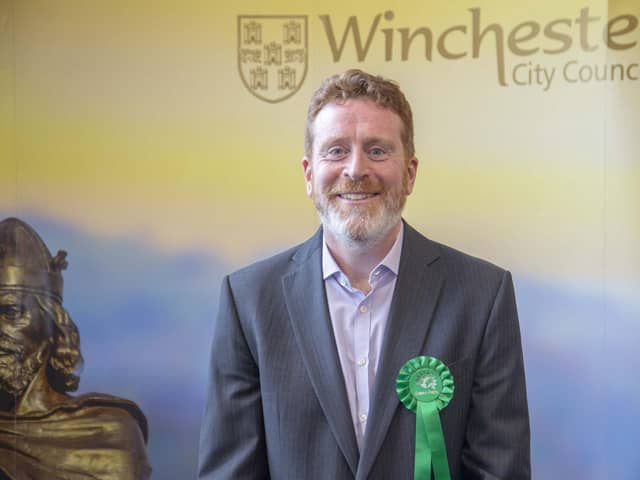 Malcolm Wallace, who took the Central Meon Valley seat on Winchester City Council, which includes Swanmore, for the Green Party 
Picture: Winchester City Council