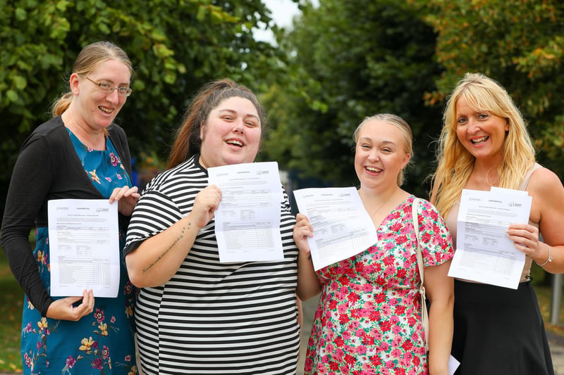 From left, Charlotte Day, Abbi Smith, Sophie Keen and Karyn Ashcroft have all been successful on the Adult Access Course. 
Picture: Chris Moorhouse (jpns 170823-18)