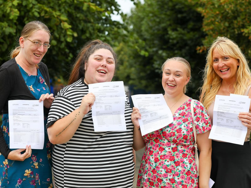 From left, Charlotte Day, Abbi Smith, Sophie Keen and Karyn Ashcroft have all been successful on the Adult Access Course.
Picture: Chris Moorhouse (jpns 170823-18)