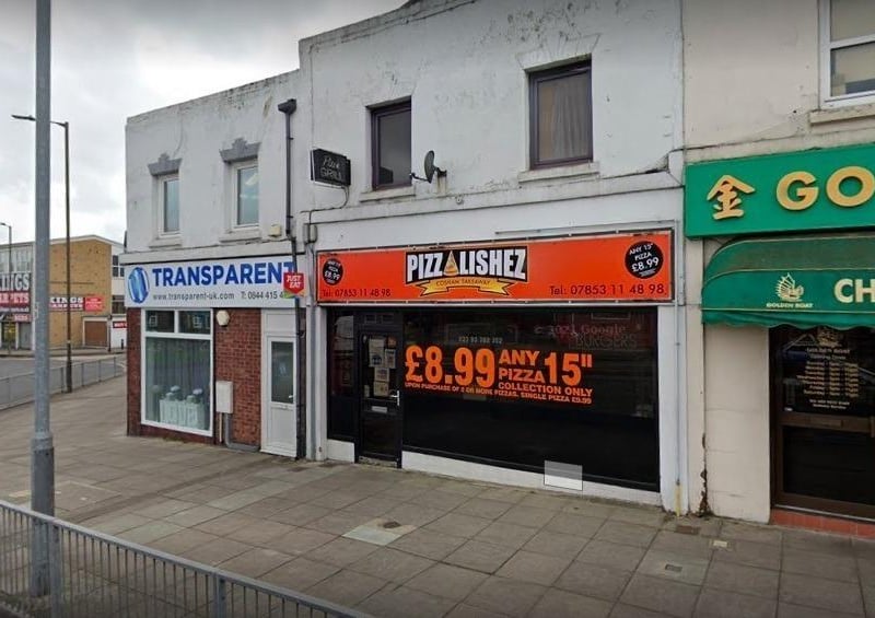 Pizzalicious, in Northern Road, was rated five by the Food Standards Agency after an inspection on May 16.